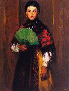 Robert Henri Spanish Girl of Segovia painting